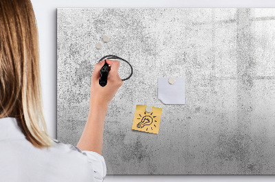 Magnetic writing board Concrete wall