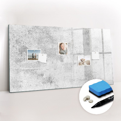 Magnetic writing board Concrete wall