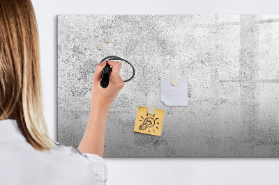 Magnetic writing board Concrete wall