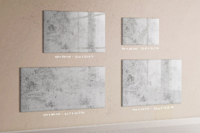 Magnetic writing board Concrete wall