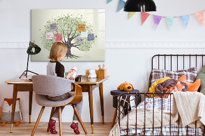 Magnetic writing board Big tree nature