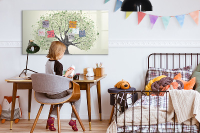 Magnetic writing board Big tree nature
