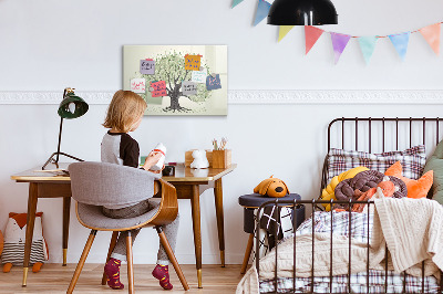 Magnetic writing board Big tree nature