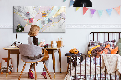 Magnetic erase board Marble pattern