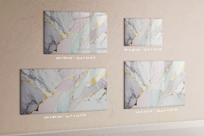 Magnetic erase board Marble pattern