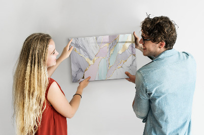 Magnetic erase board Marble pattern
