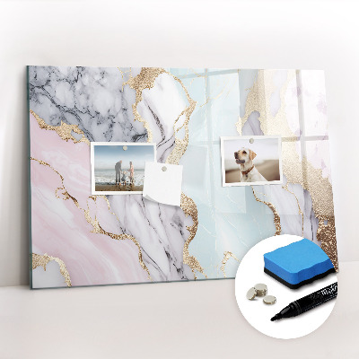 Magnetic writing board Marble