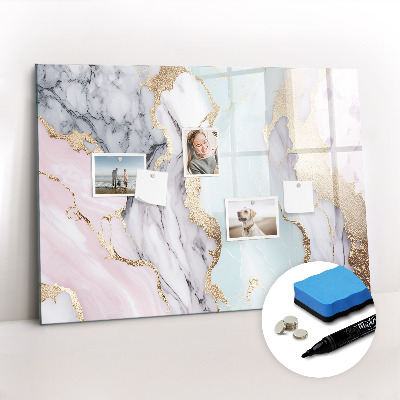 Magnetic writing board Marble