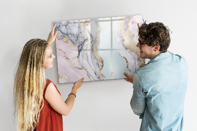 Magnetic writing board Marble
