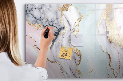 Magnetic writing board Marble