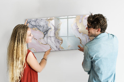 Magnetic writing board Marble