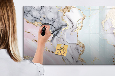 Magnetic writing board Marble