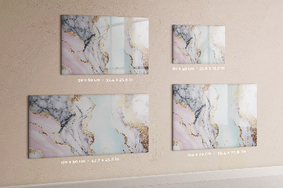 Magnetic writing board Marble