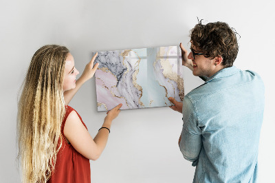 Magnetic writing board Marble