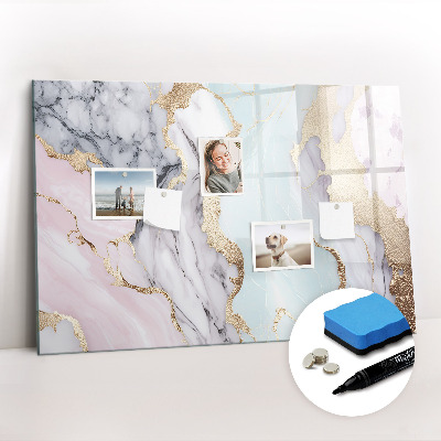 Magnetic writing board Marble