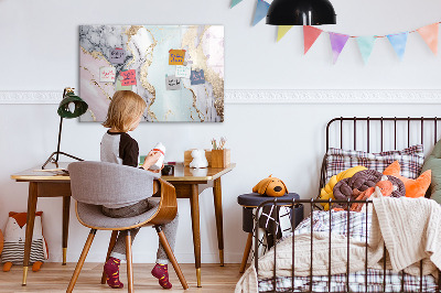 Magnetic drawing board Marble