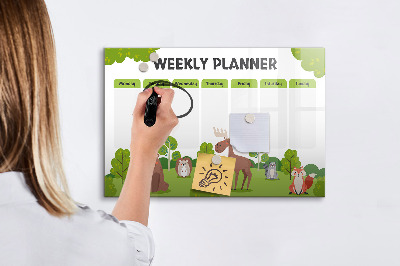 Magnetic writing board Lesson Plan