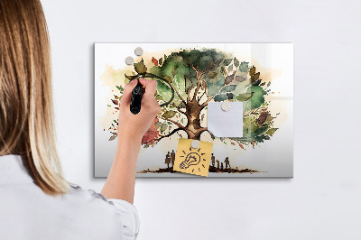 Magnetic writing board Family Tree