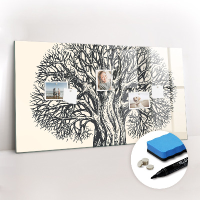 Magnetic writing board Big tree nature