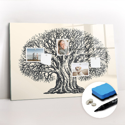 Magnetic writing board Big tree nature
