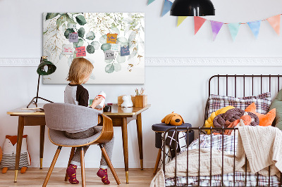 Magnetic writing board Hanging plants