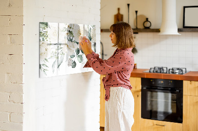 Magnetic erase board Flowers