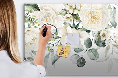 Magnetic erase board Flowers