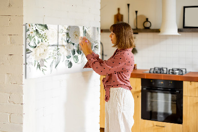 Magnetic erase board Flowers
