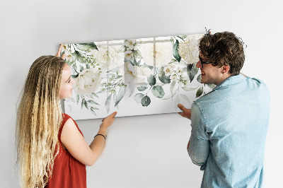Magnetic erase board Flowers