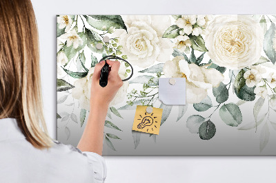 Magnetic erase board Flowers