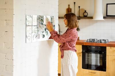 Magnetic erase board Flowers