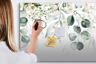 Magnetic writing board Plants Nature