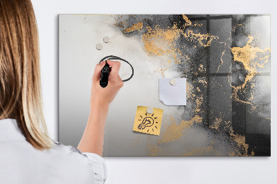 Magnetic writing board Marble art