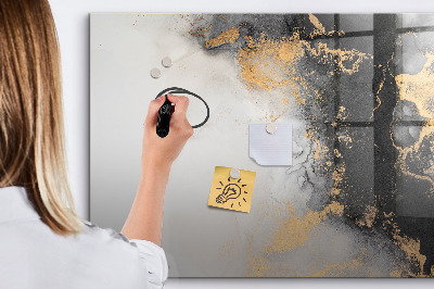 Magnetic writing board Marble art