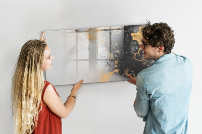 Magnetic writing board Marble art