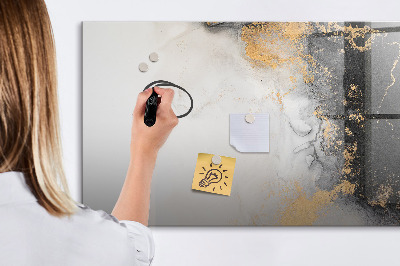 Magnetic writing board Marble art