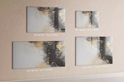 Magnetic writing board Marble art