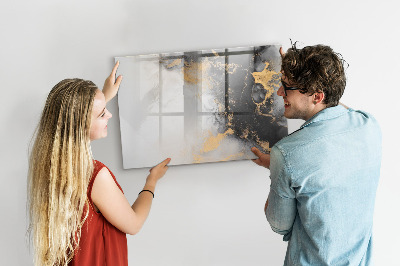 Magnetic writing board Marble art