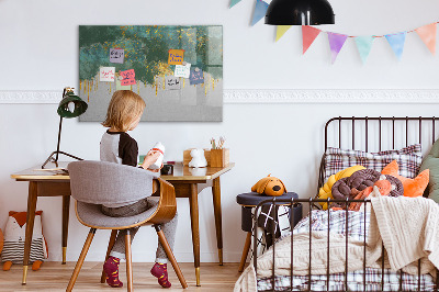 Magnetic erase board Decorative pattern