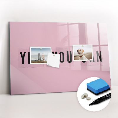 Magnetic erase board Yes you can
