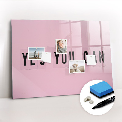 Magnetic erase board Yes you can
