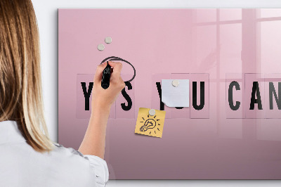 Magnetic erase board Yes you can