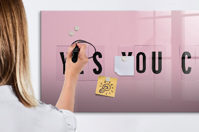 Magnetic erase board Yes you can