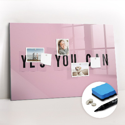 Magnetic erase board Yes you can
