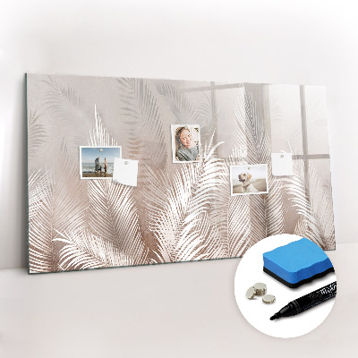 Magnetic writing board Tropical leaves