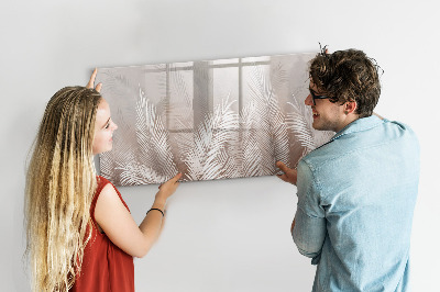 Magnetic writing board Tropical leaves