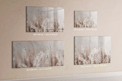 Magnetic writing board Tropical leaves