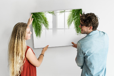 Magnetic erase board Palm leaves nature
