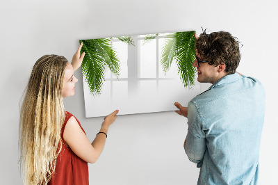 Magnetic erase board Palm leaves nature