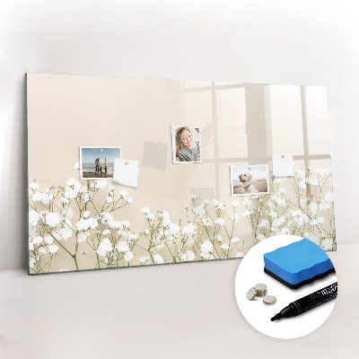 Magnetic writing board Blooming flowers